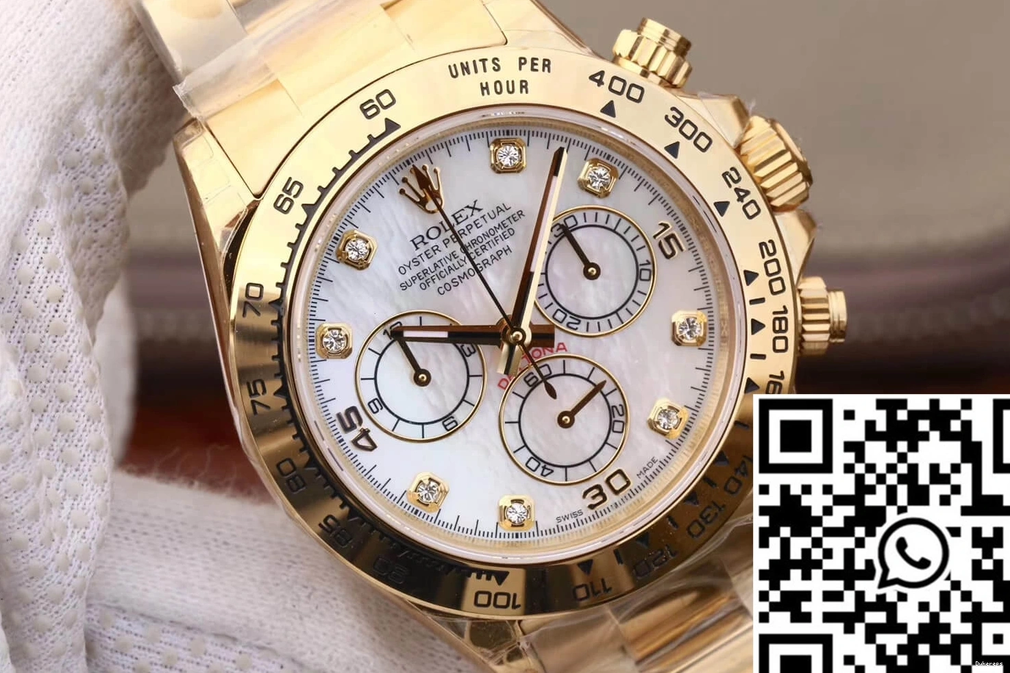 116528-78598 Dial 1037 Gold Diamonds Rolex JH Yellow Cosmograph Daytona Factory Sophisticated 0704